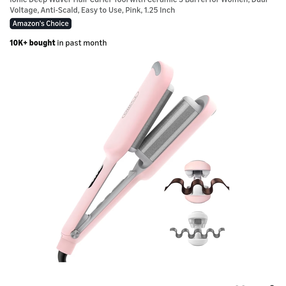 NIB TYMO ROVY 1.25" Waver